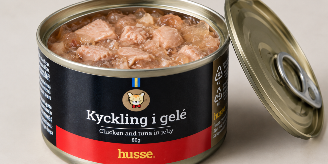 Poulet en gelée pour chat : Kyckling i gelé